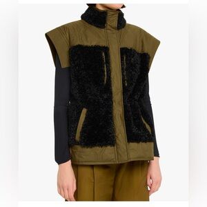 Warm Zipper Sleeveless Jacket M